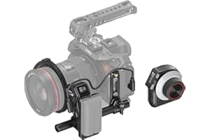SmallRig MagicFIZ Wireless Follow Focus Basic Kit with Handwheel Controller and Receiver Motor, 100m / 328ft Remote Focus Con