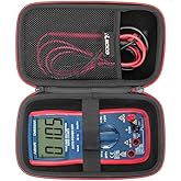 RLSOCO Case for AstroAI Digital Multimeter and Analyzer TRMS 6000/2000/4000 & KAIWEETS Digital Multimeter TRMS 6000 Counts Voltmeter | Compact Design with YKK Zipper & Scratch Protection (Case Only)