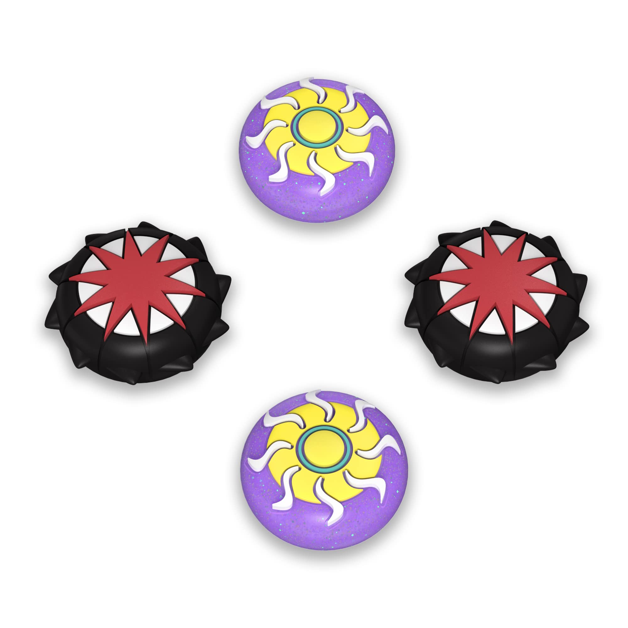 PlayVital Joystick Caps for Nintendo Switch, Thumbstick Caps for Switch Lite, Analog Cover for Switch OLED Joycon Thumb Grip Caps for Switch & Switch Lite & Switch OLED - Pulse & Engine
