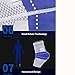Ankle Brace, Elastic & Breathable Ankle Support Compression Sleeves Ankle Stabilizer/Foot Protection Socks with Silicone Pad for Sprain Relieves Pain Running Men Women - 2 Pack Medium