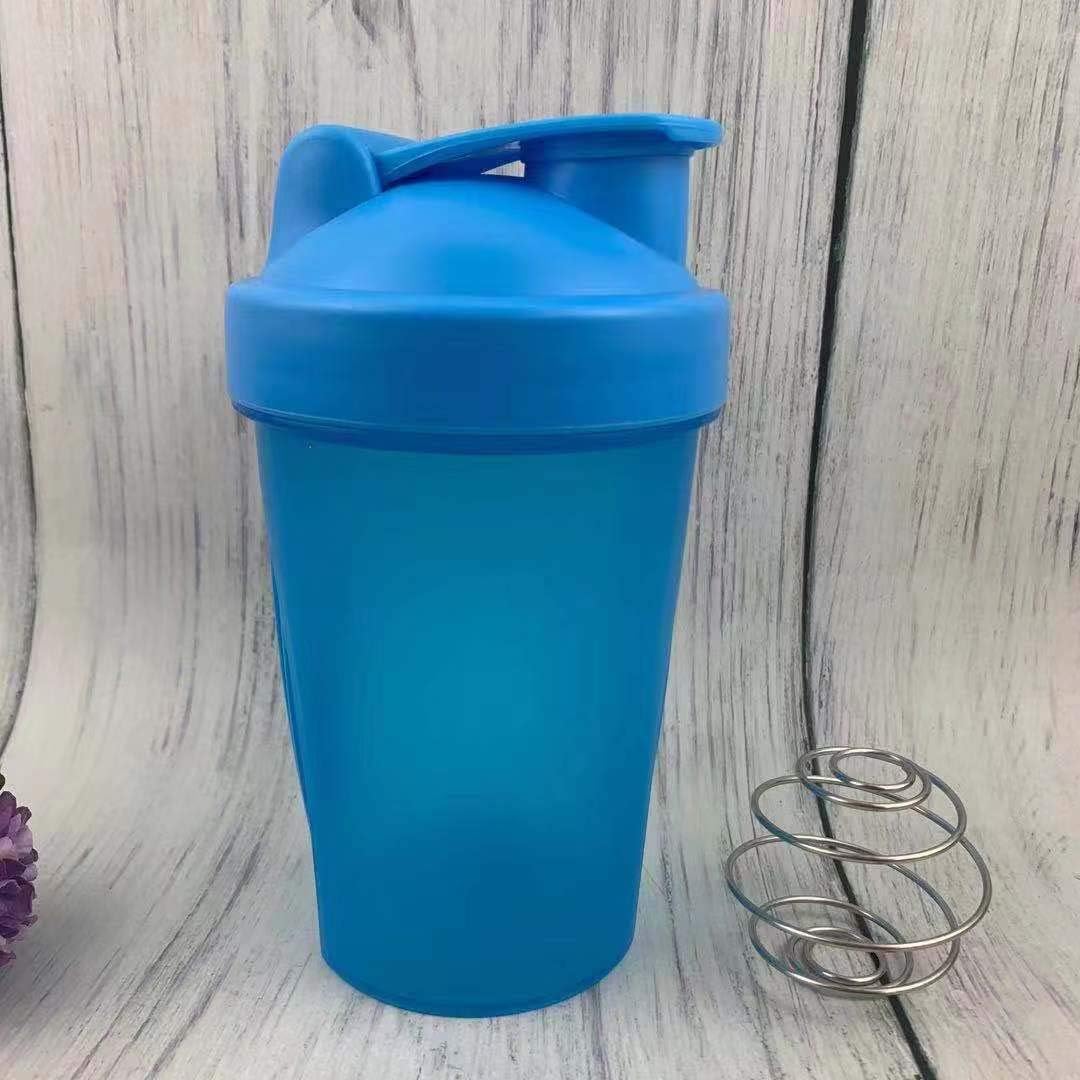 Blender Shaker Bottle with Classic Loop Top (BPA Free) – Best Protein Powder/Fruit Juice Mixer with Whisk Ball- 16 oz