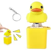 Quacking Keychain, Fun Keyboard, With Sound and Light Button for Stress Keyring Can Be Used a Pendant or Decorative Piece