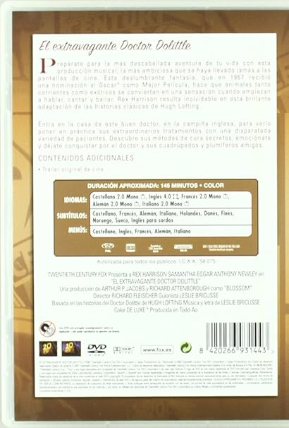 Amazoncom Studio Classics Dr Dolittle 1967 Movies Tv