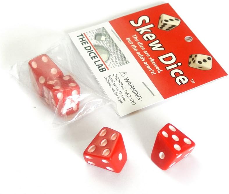 Skew Dice in Red