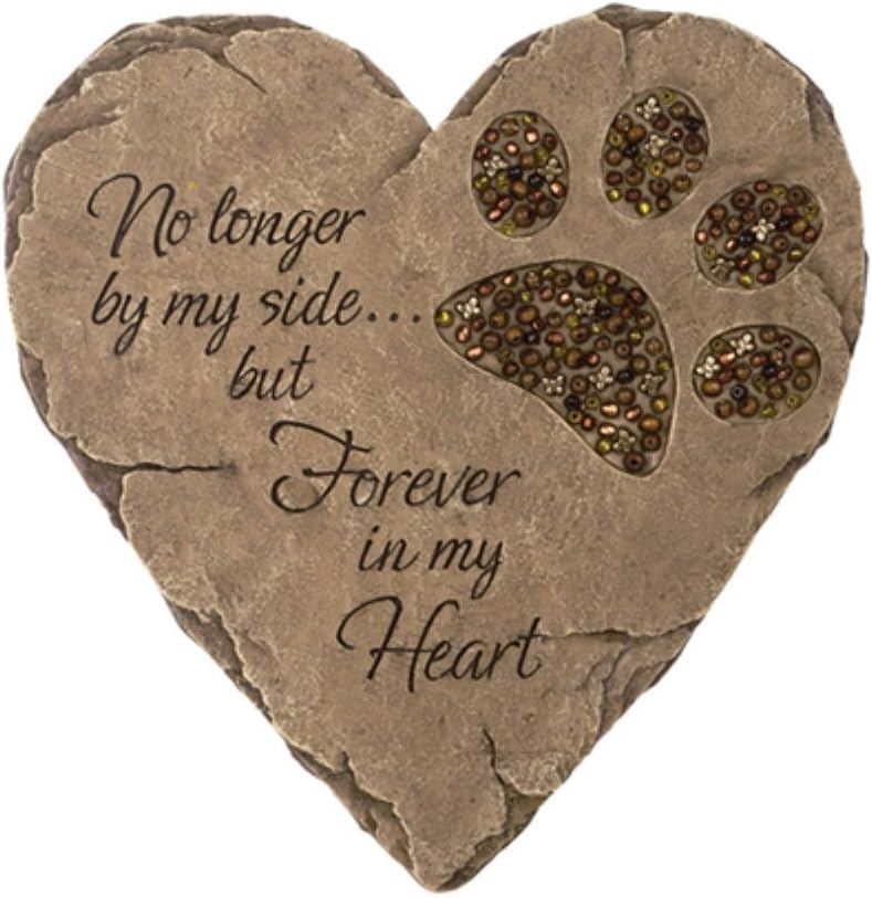 Carson Beadwork Garden Stepping Stone - Pet Footprint