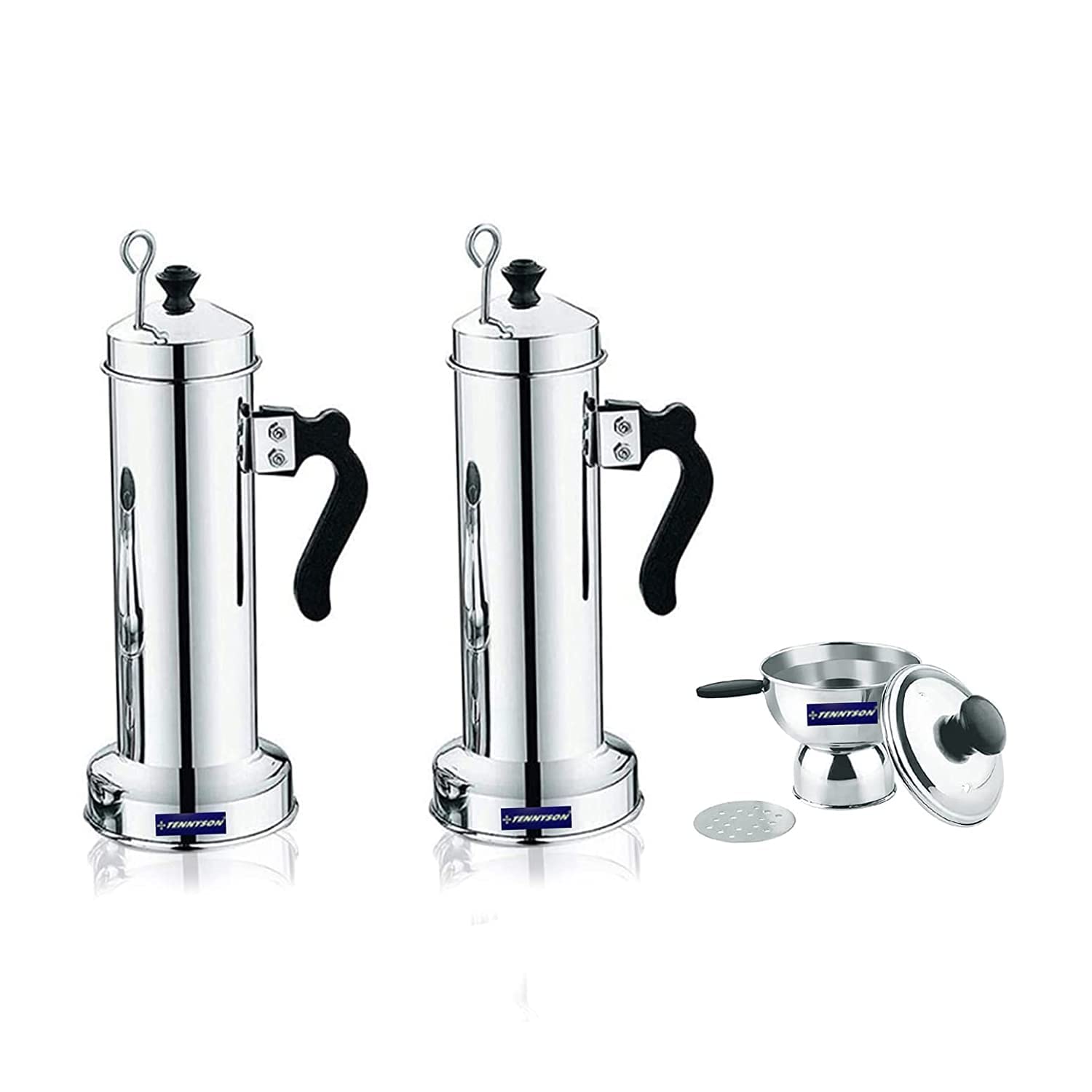 PUTTU Maker Stainless Steel KUZHAI PUTTU/Pipe PUTTU Maker Dual Plus CHERATTAI PUTTU