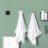 sourcing map 3pcs Self Adhesive Hooks Waterproof ABS Silicone Black view 4