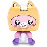 LankyBox Official Merch - Baby Foxy Plush Toy - Small Stuffed Plushies - Lanky Box Toy for Kids Foxy and Boxy