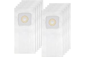 LEACHEERY 10 pack Style 7 Vacuum Cleaner Bags Replacement for Bissell PowerForce Upright Vacuums 1739 3522 3525 3545 3550 3554 6592 Series, Replace Part # 32120