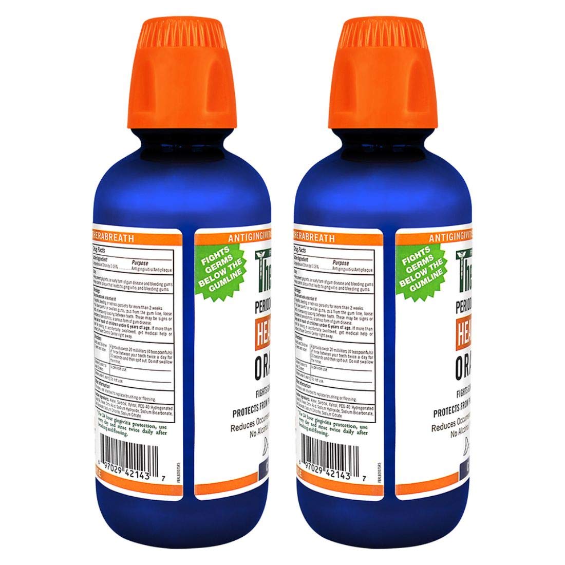TheraBreath 24 Hour Healthy Gums Periodontist Formulated Oral Rinse, 16 Ounce (Pack of 2): Health & Personal Care