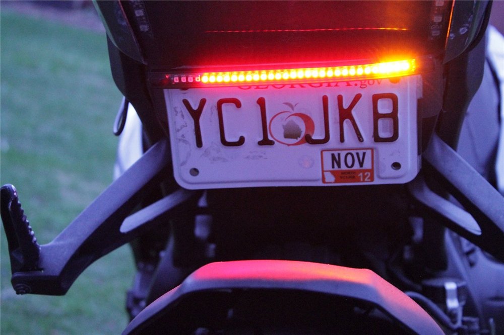 Motorcycle Light Strip, Prime Autobots 32 SMD LED Flexible Turn Signal Brake Strip Light and Tail Light (ADP32)