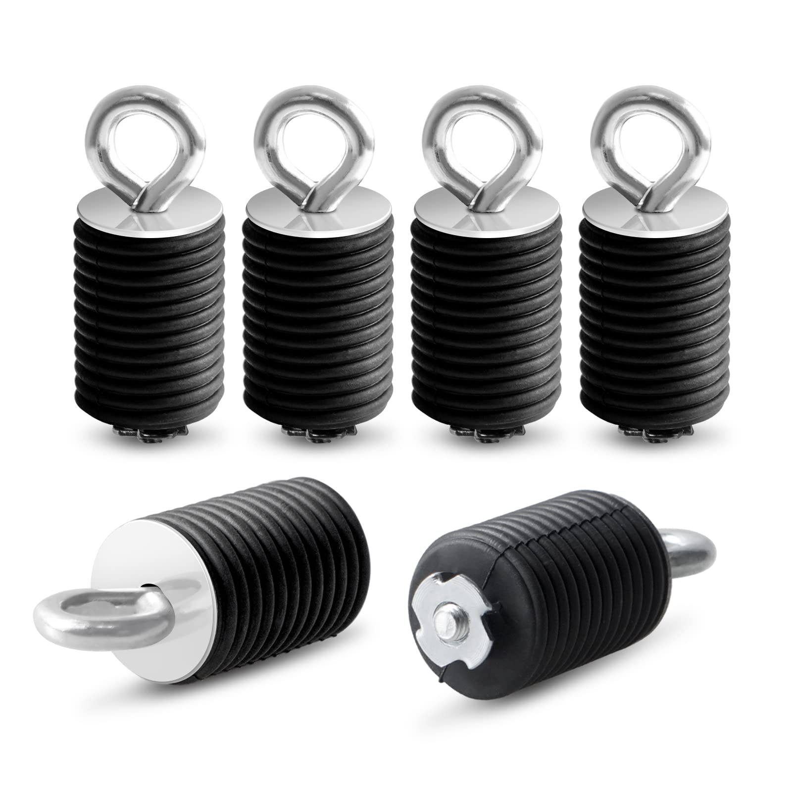 Photo 1 of GSTP 6 Pack UTV Lock and Ride Tie Down Anchors Bed Anchors with 1-7/16" Holes Compatible with Polaris General Ranger 500 570 1000 XP 900 800 700,Black