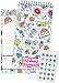iscream Seal and Send 40 Sheet Stationery Note Card Pad with Seals - Happy Patches