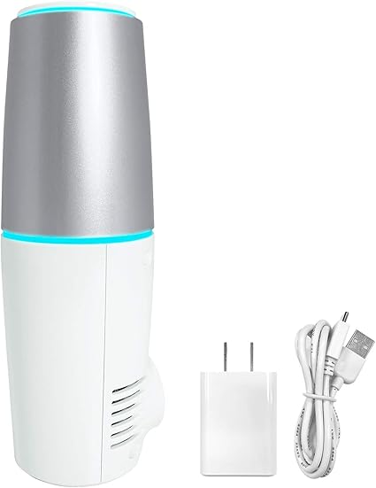 Amazon Begalo 超小型 空気清浄機 Uv C 光触媒 ポータブル 空気清浄機 H04u フィルター交換不要 コンパクト 卓上 車載 Usb給電式 Usb Acアダプタ付属 酸化チタン 紫外線殺菌 Uv殺菌 除菌 脱臭 消臭 ウイルス ニオイ ハウスダスト ほこり 花粉 アレルゲン カビ Pm2 5