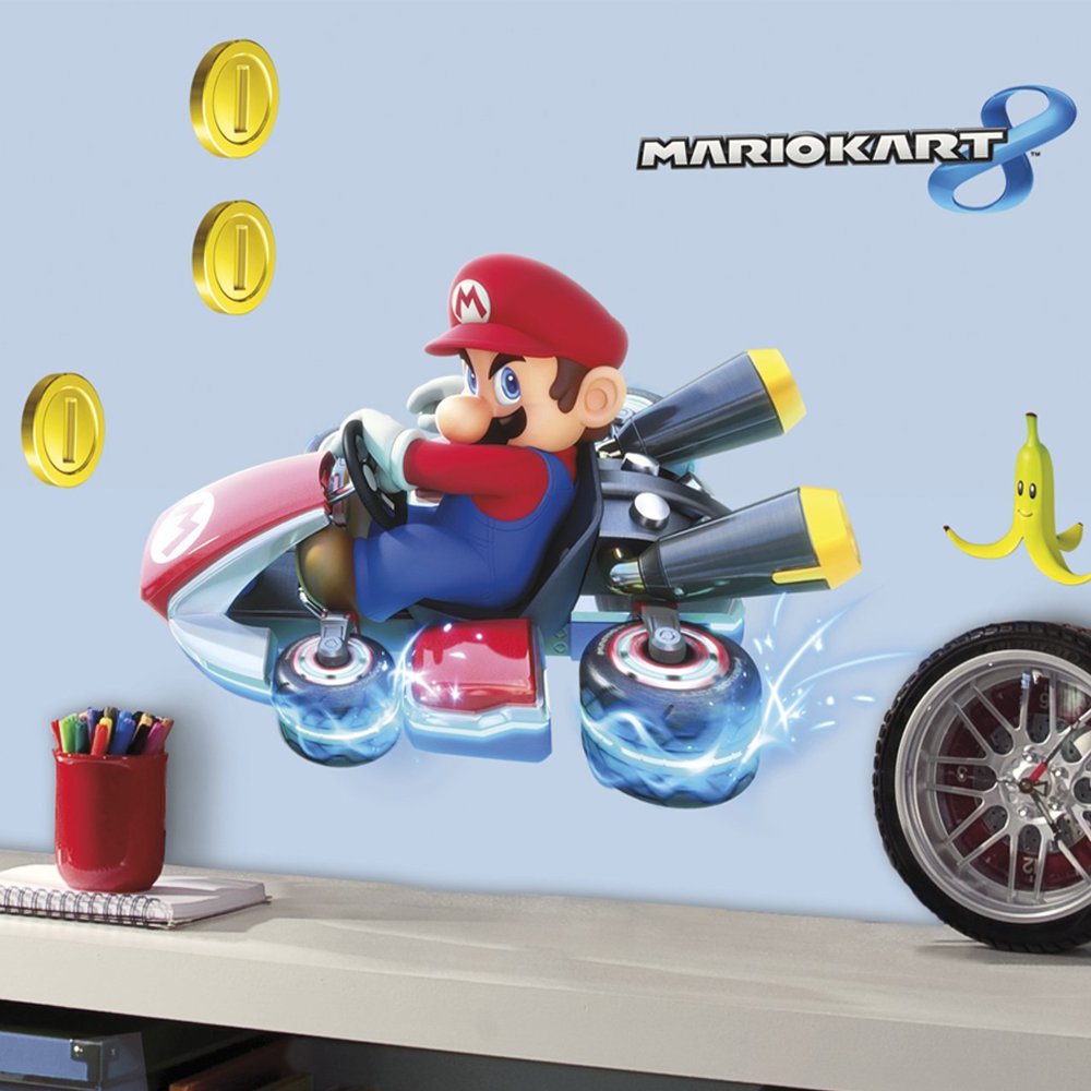 RoomMates Nintendo Mario Kart 8 Giant Wall Graphic