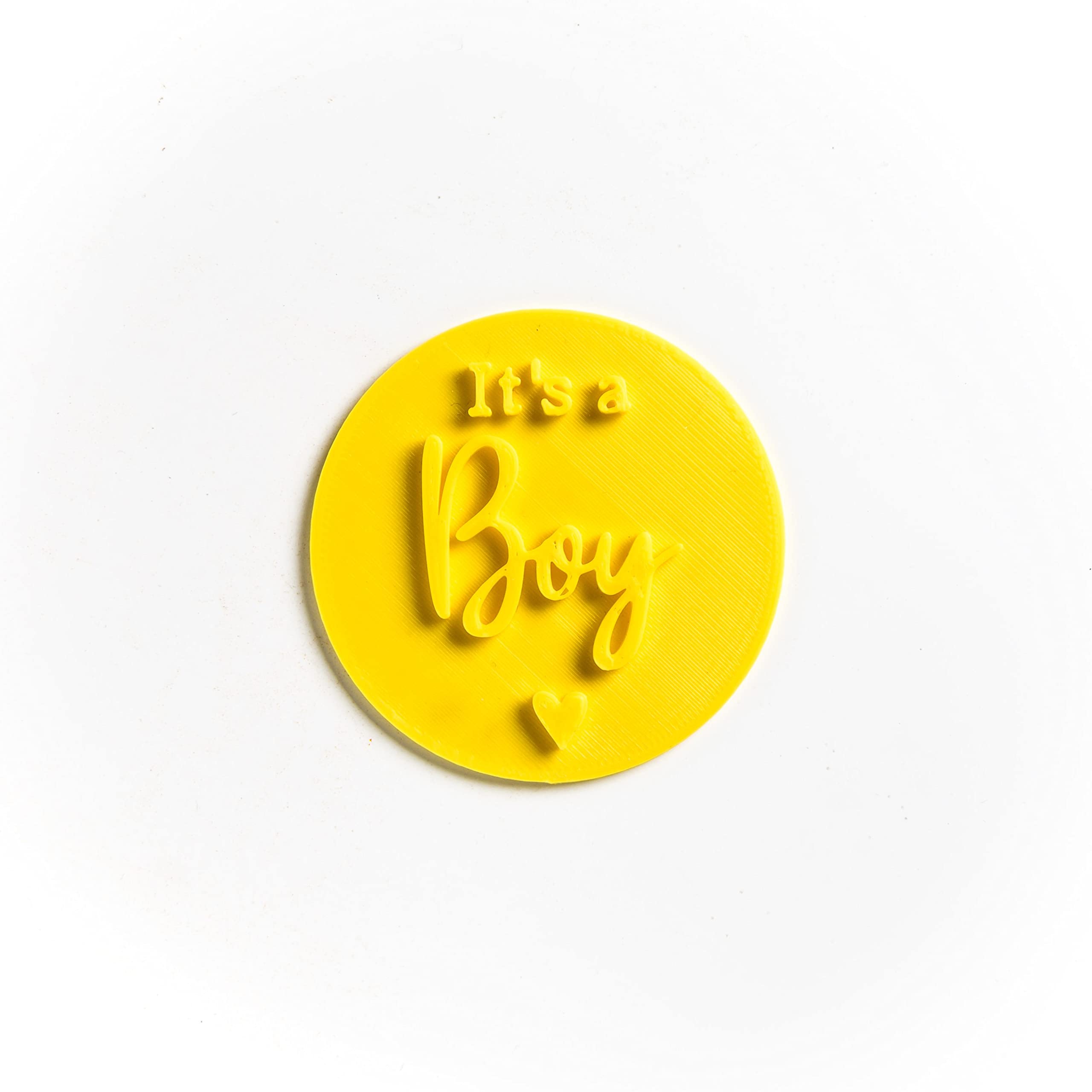 The Cookie Cutter Hub It's A Boy Embosser/Stamp for Cupcakes Fondant Icing Clay Cake Baking Decoration