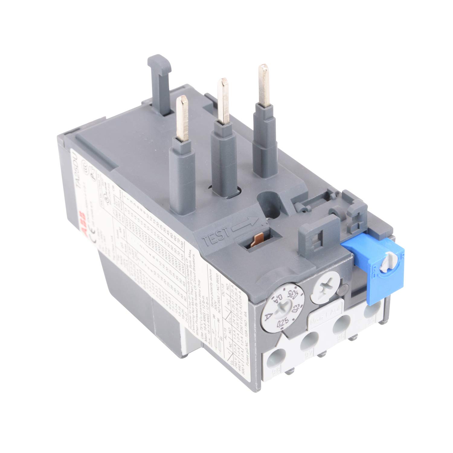 ABB TA25DU0.4 OVERLOAD RELAY, 0.250.4A Industrial