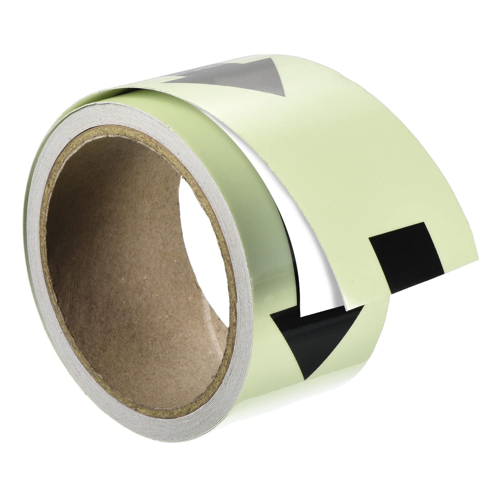 PATIKIL 2 Inch x 16.2 Feet Fluorescent Tape, Marking Tape Luminous Arrow Mark Glow in the Dark for Outdoor Indoor, Green