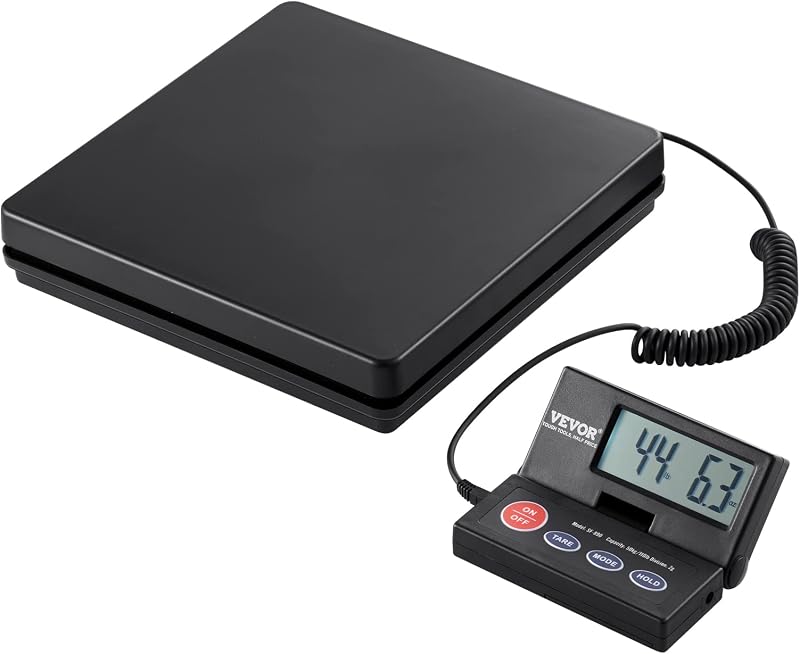 Balance Postale Numérique 50 kg, Pèse-Colis de Précision 2 g Portable