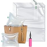 Hijelyn Purse Fillers to Keep Shape and Prevent Creases, 50 Pack Purse Shaper Insert Pillows Handbag Organizer for Storage &amp; Display Bag Stuffing Inflatable Large Air Pillows for Shipping 11.81&times;9.84''