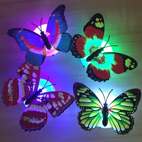 HK Online LED Glow Light Up Pretty Butterfly -Night Light, PartyTim,e, Gift Bag Boxed