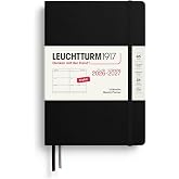 LEUCHTTURM1917 - Weekly Planner Medium Hardcover A5, 18-month, July 2026 - December 2027, English, Black