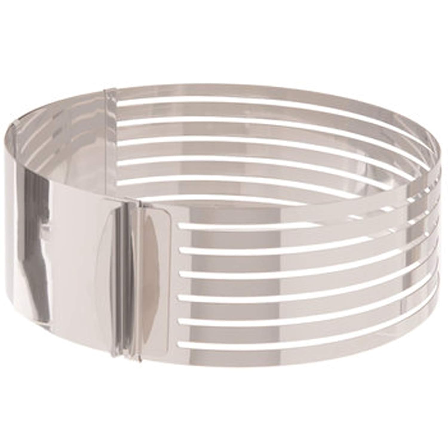 Sunny Side Up Bakery Decorative Cake Slicer Ring Made of Metal with