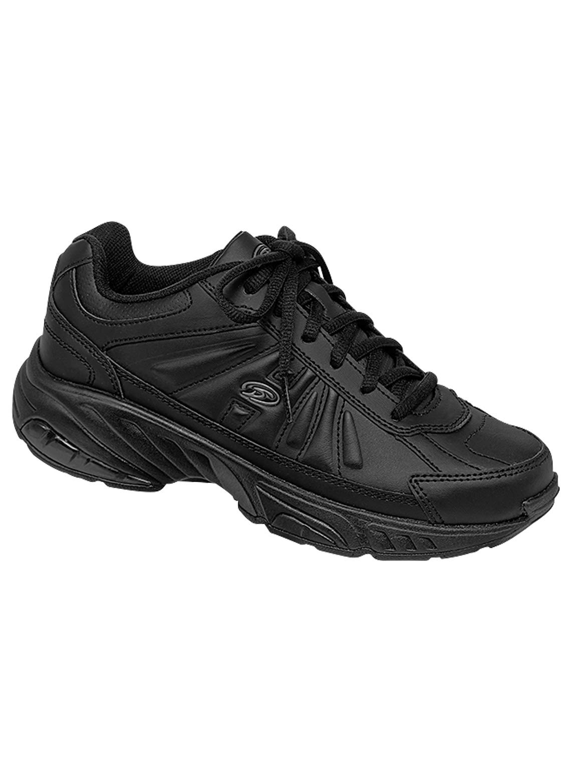 dr scholls mens black velcro shoes