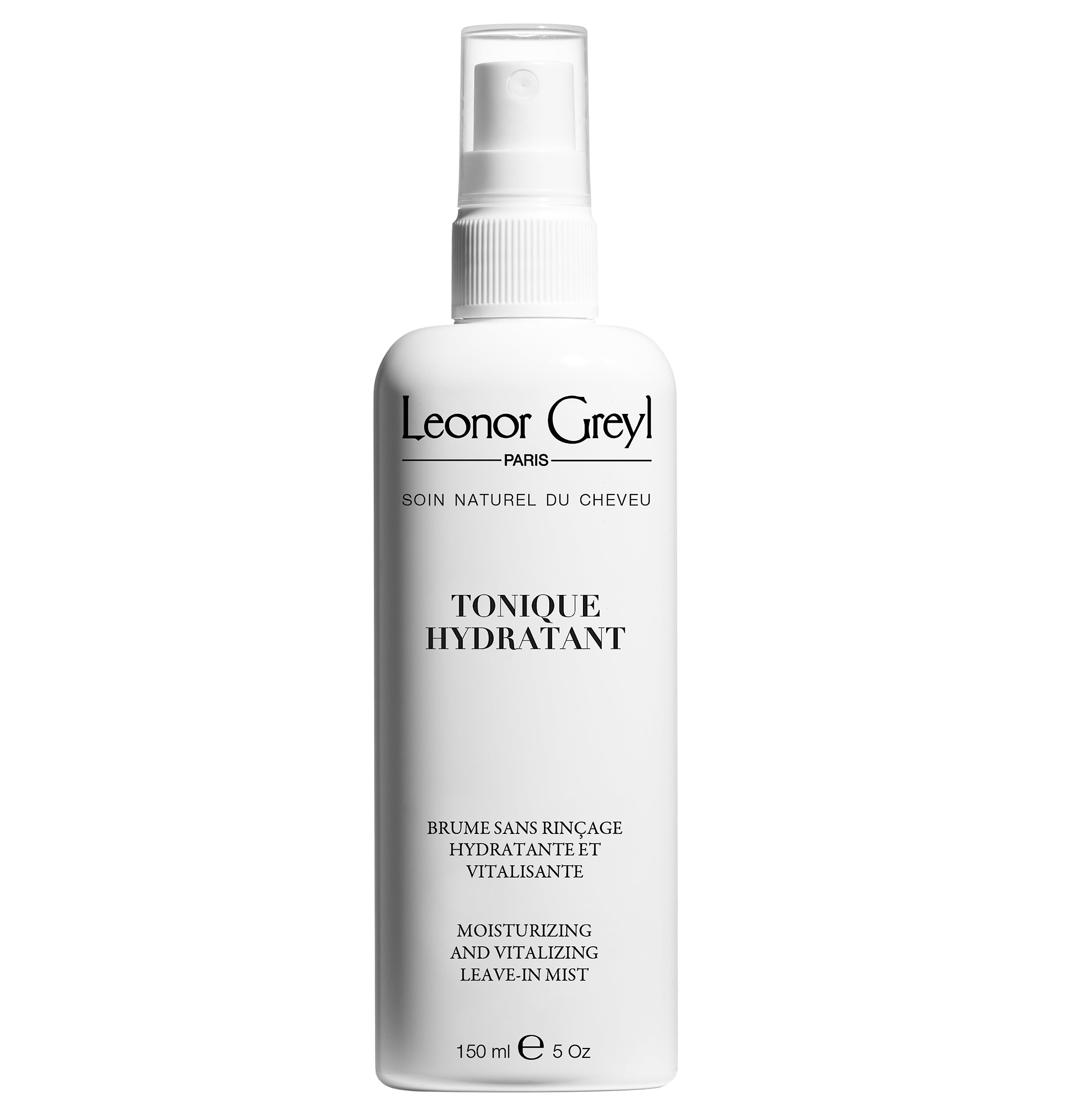 Leonor Greyl Tonique Hydratant – Leave-In Hydrating & Vitalising Hair Mist – Moisturises, Strengthens & Adds Shine – Seaweed Extracts & Plant Collagen – Lightweight, Non-Greasy – Dry, Curly & Frizzy Hair – 150 ml