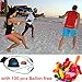 Mealivos 200 Yard 3 Person Water Balloon Launcher with 100 Balloons