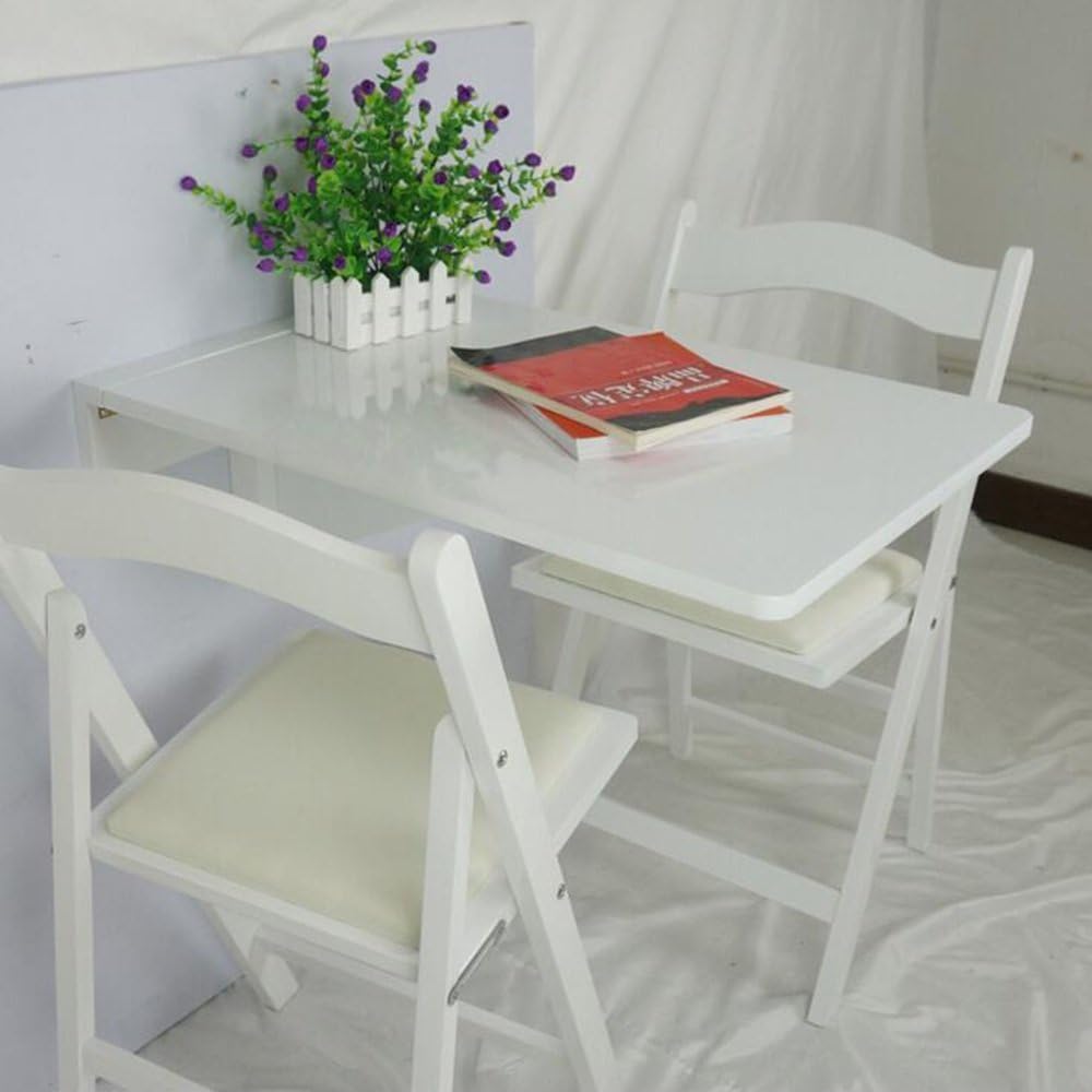 wall mounted table and chairs