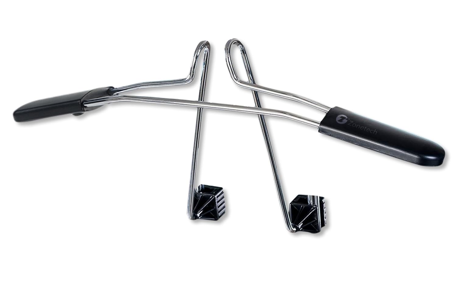 Zone Tech Chrome Metal Car Seat Headrest Coat Rack Jacket Suit Clothes