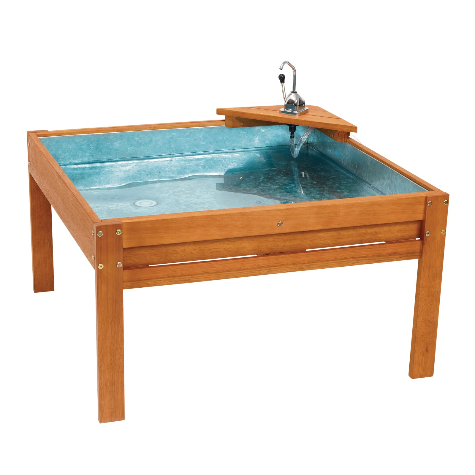 Excelleration Outdoor Water Table with Pump, Water Table, Sensory Table, Sand and Water Table, Sensory Table for Toddlers, Water Play, Outdoor Furniture, Kids Outdoor Play