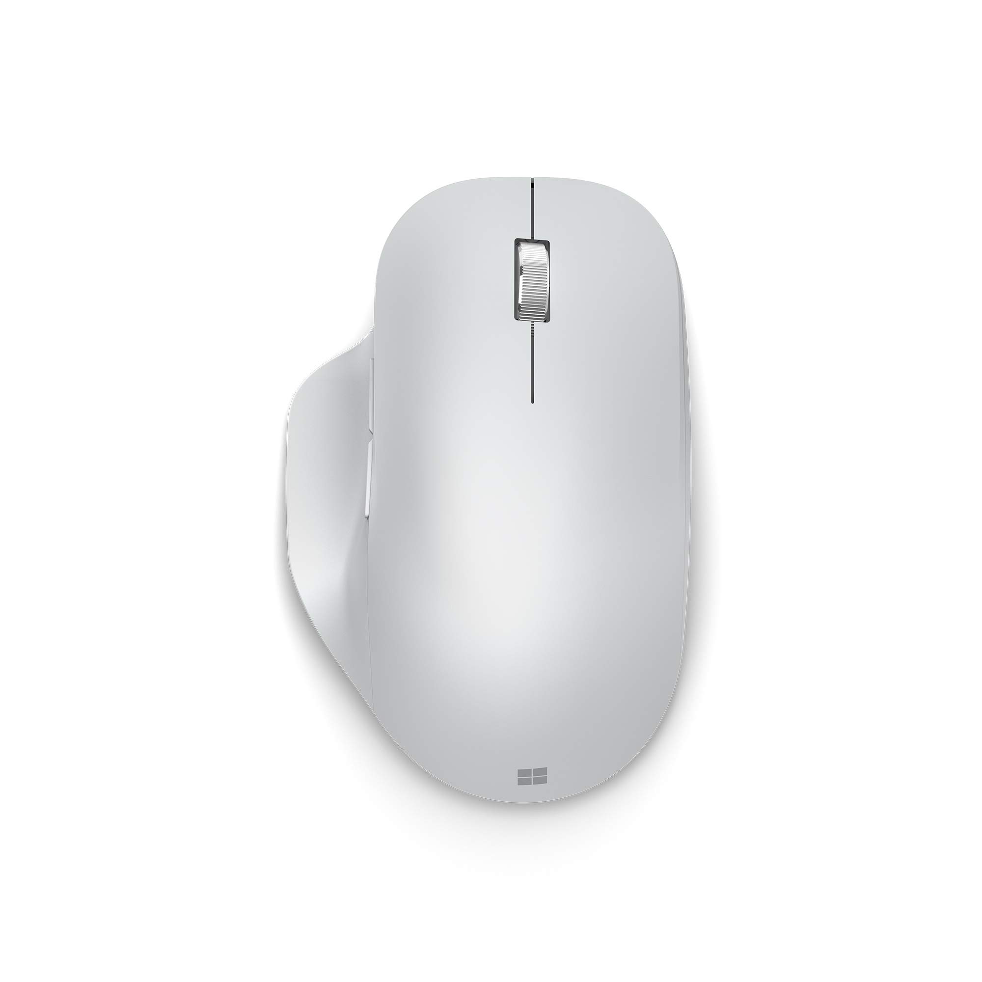 Microsoft Bluetooth Ergonomic Mouse - Glacier with comfortable thumb rest, up to 15months battery life. Works with Bluetooth enabled PCs/Laptops Windows/Mac/Chrome computers, 3.91