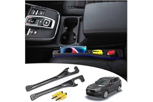 LLXGAB 【Compatible with Honda CR-V】 Seat Gap Filler,No Drop Seat Guard Compatible with Honda CR-V,Drop Seat Guards for Cars(2Pcs),Emergency Keychain Car Escape Tool(2Pcs)