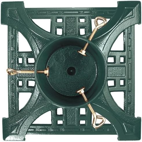 Tree Stands - John Wright Company JWR61700 Cast Iron Heirloom Christmas Tree Stand, Green