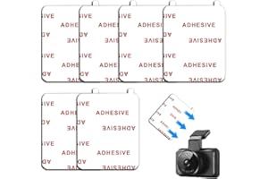 6 Pack 1.96" x 1.57"(40 * 50mm) Very High Bond Sticky Adhesive [Easy to Peel Off] Replacement Kits,Double Sided Pads Gule for