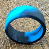 Tank Bands 21mm Silicone Tank Band Ring Bumper 21 COLORS AVAILABLE (4-PACK (Blue/Black))