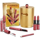 MAC Cosmetics Limited Edition Stay Curious Party Crew Vault - 4 Lipsticks - Lipgloss and Lip Pencil