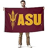 Arizona State Sun Devils College Sports Printed Flag - NCAA Licensed - Nylon - School Banner (Maroon, Gold) (3' x 5')