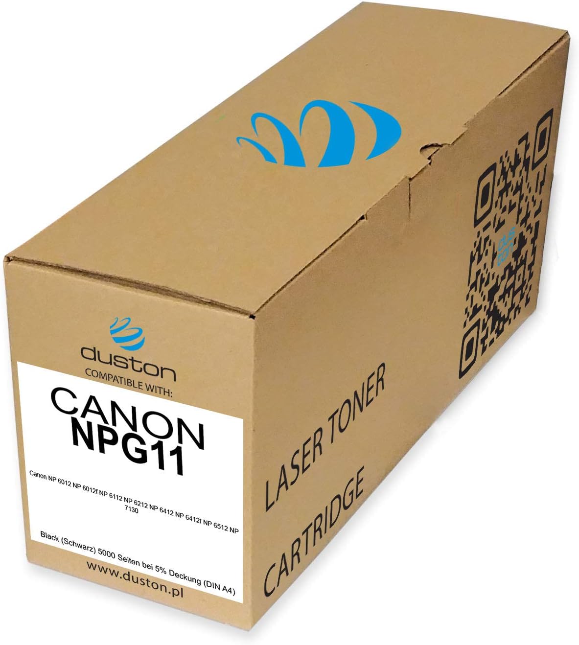 NPG11, 1382A002 Schwarz Duston Toner kompatibel zu Canon NP6012 6012f