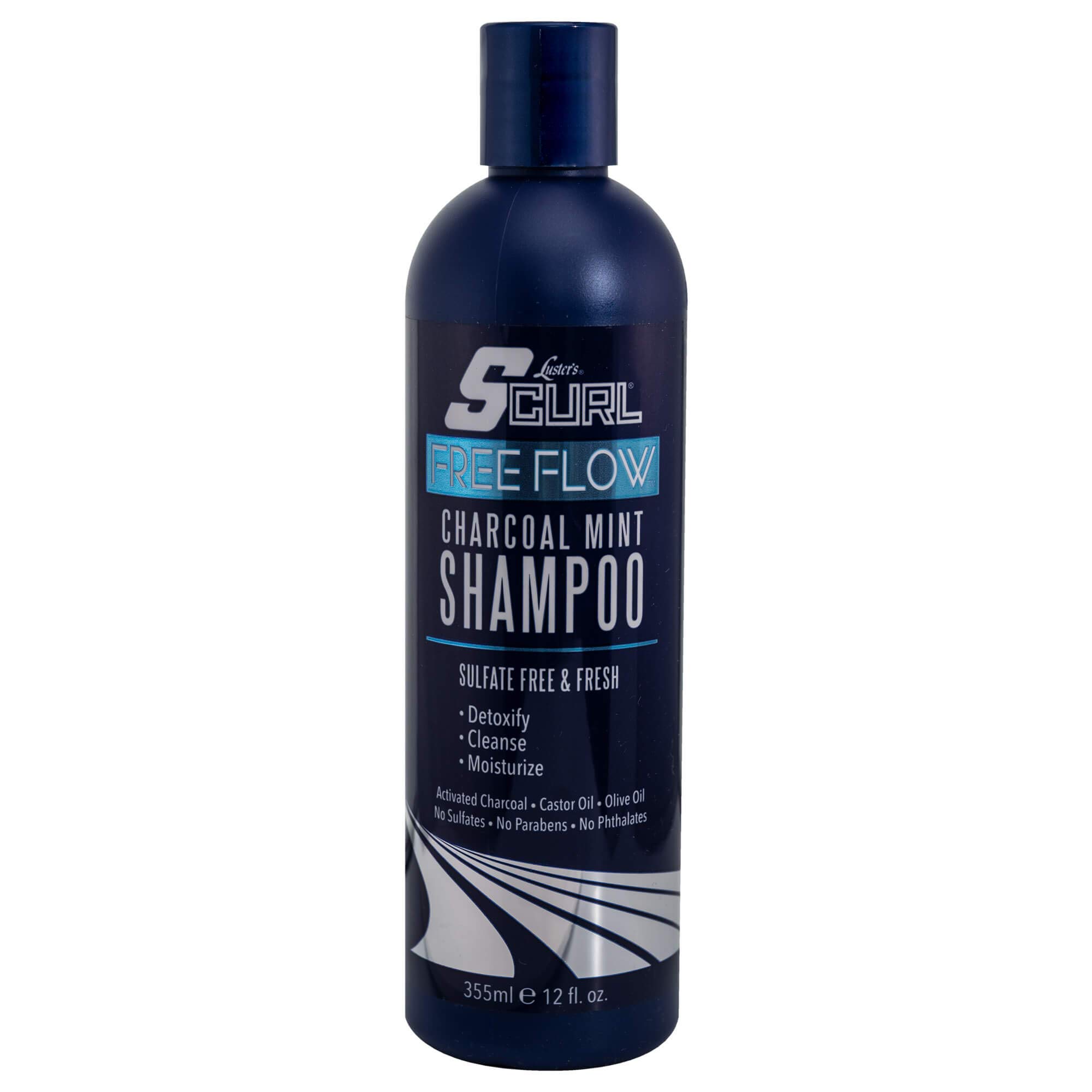 Scurl FreeFlow Charcoal Mint Shampoo 355ml