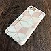 uCOLOR Case Compatible with iPhone 6S 6 iPhone 8/7 SE 2nd (2020) Cute Glossy Protective Case Sparkle Rose Gold Pink White Marble Slim Soft TPU Silicon Shockproof Cover Compatible iPhone 6s/6/7/8(4.7