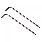 uxcell 4mm Ball End Hex Key Wrench, L Shaped Long