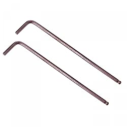 uxcell 4mm Ball End Hex Key Wrench, L Shaped Long