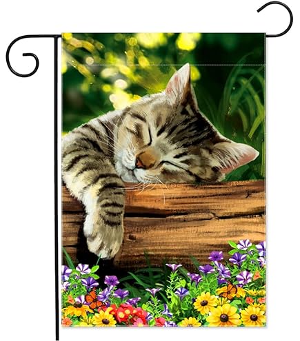 Toland Home Garden Drapeau Jardin Chatons Cornucopia D'Automne 31,8x45,7 Cm - Résistant UV - 100% Polyester
