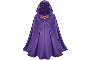 SunnyLisa Cloak with Hood for Renaissance Medieval Victorian Steampunk Halloween Costume Women Men,Wizard Witch Cape Cosplay