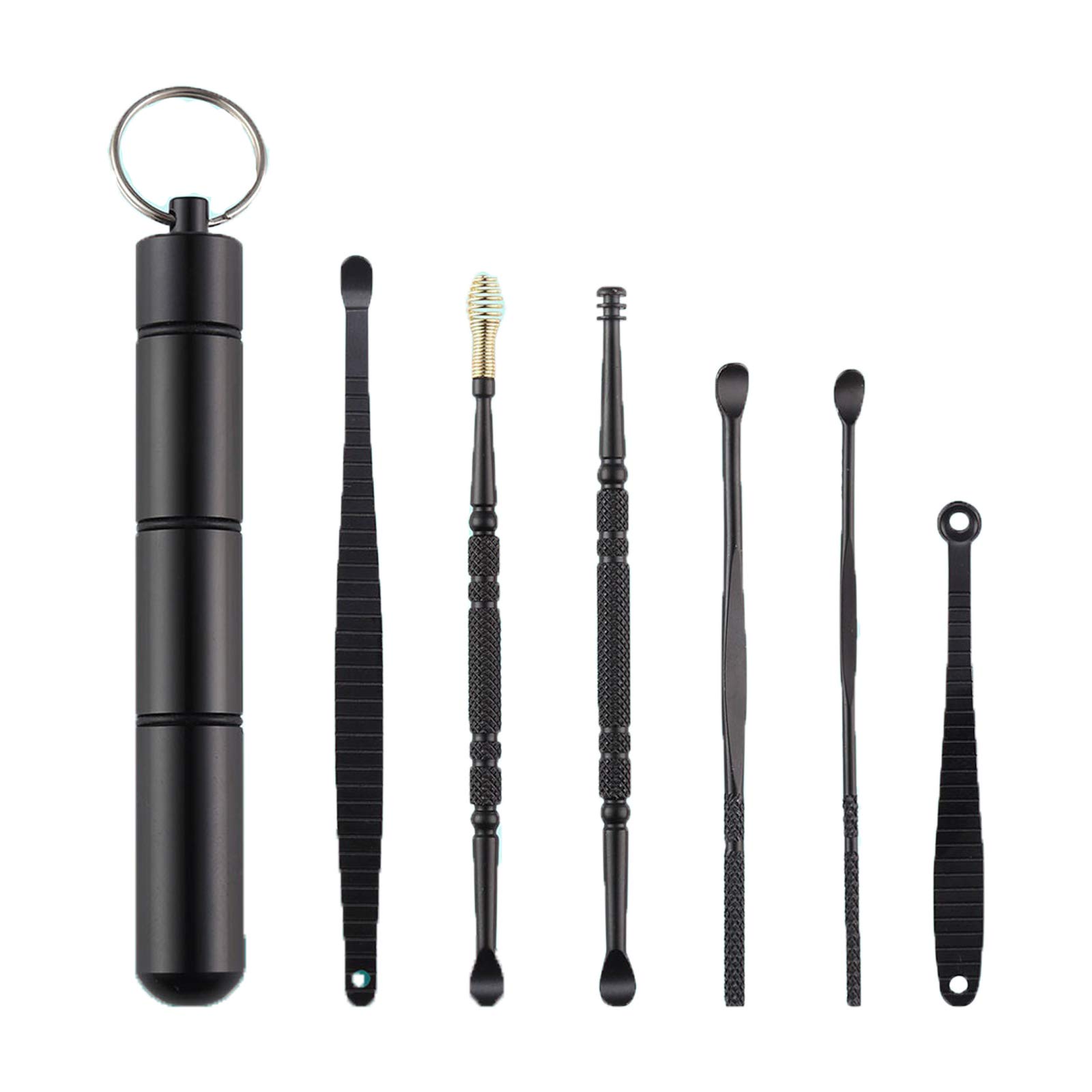 Ear Wax Removal Kit, Ear Pick Tools Kit, Ear Cleaning Tool Set, Ear Curette Earwax Removal Kit, with Storage Box, for Adults and Kids Ear Cleaning