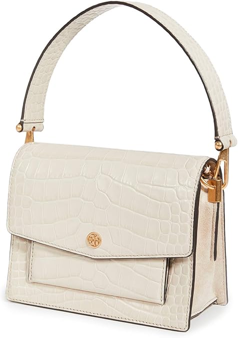 tory burch white shoulder bag