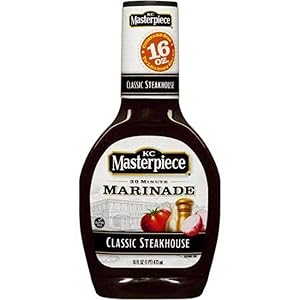 KC Masterpiece Classic Steakhouse Marinade (Pack of 2) 16 oz Bottles